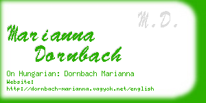 marianna dornbach business card